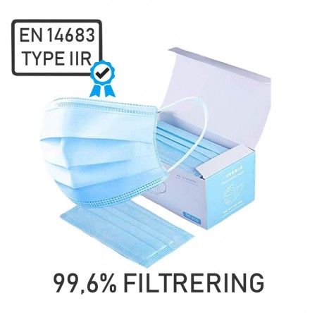 Munnbind kirurgisk Type IIR 50pk